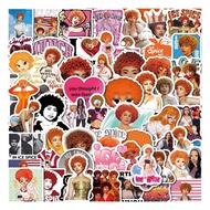 60pcs Ice Spice Singer Merchandise Cartoon Graffiti Stickers Decorate Christmas Gifts