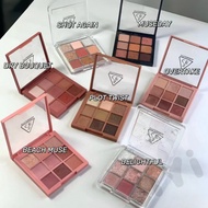 New 3/CE Nine-color Eyeshadow Palette 3CE Eyeshadow Makeup Palette Matte Pearl Shimmer Long-Lasting 