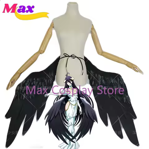 Max Cos Overlord Albedo Wings Cosplay Costume Props for Halloween Party