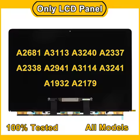 A2337 A2338 LCD Panel Full 100% Tested New For Macbook Pro Air A2681 A3113 A1932 A2179 A2941 A3114 L
