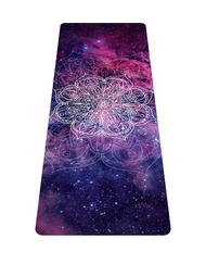 Yoga Mat Double-Sided Non Slip Exercise Mat Eco Friendly TPE Fitness Exercise Mat With Carrying Stra