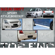 SUZUKI SWIFT (SWIFT SPORT) FRONT BUMPER SIDE SKIRT REAR BUMPER FIBERGLASS SKIRT LIP FULLSET CAR BODY