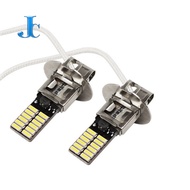 Super Bright Decoding Fog Lamp H3 4014 24smd Car Fog Lamp 24led Front Fog Bulb H3 Bulb NIHD