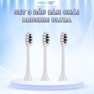 Set 3 đầu bàn chải thay thế Brushie Ultra Plus siêu tiết kiệm - Đầu bàn chải dịu êm Brushie Ultra Pl