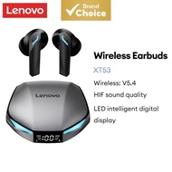 Lenovo XT53 TWS Bluetooth 5.4 Earbuds Wireless Gaming Headphones Waterproof LED Battery Display HiFi