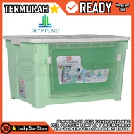 OLYMPLAST PLASTIC STORAGE BOX CONTAINER OBC 62 LITER 62L MULTIPURPOSE PLASTIC BOX CONTAINER FOR STOR