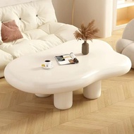 【SG STOCK】Cloud Coffee Table Home Living Room Small Apartment Special Shaped Table Cream Simple Modern