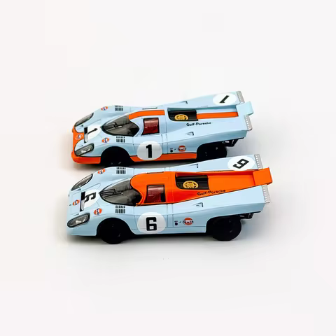 SPARKY 1:64 Porsche 917 Set Le Mans GULF Bay Alloy Car Car Model
