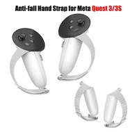 VR Handle Strap for Meta Quest 3S/Quest 3 Anti-Slip Shell Adjustable Silicone Protector Cover for Qu