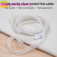 PRESTONRY KZ Earphones Cables, Silver Plated Upgrade Cable KZ Headphones Wire, Consumer Electronics 