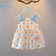 baju kurung kids murah grey baby dress Rok tutu, pakaian musim panas bayi perempuan, 1-2 gadis seten