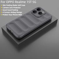 For OPPO Realme 15T 5G Realme15T 15 T Case Luxury Skin Feeling Matte Soft TPU Shockproof Phone Cover