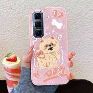 YBD Phone Casing For infinix Hot 40 50 Pro Plus 4G 5G Tecno Spark 20 Pro with a full-screen daisy de