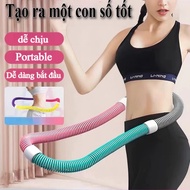 XO Soft spring hula hoop helps reduce belly fat without causing waist pain, helps slim waist_easy to