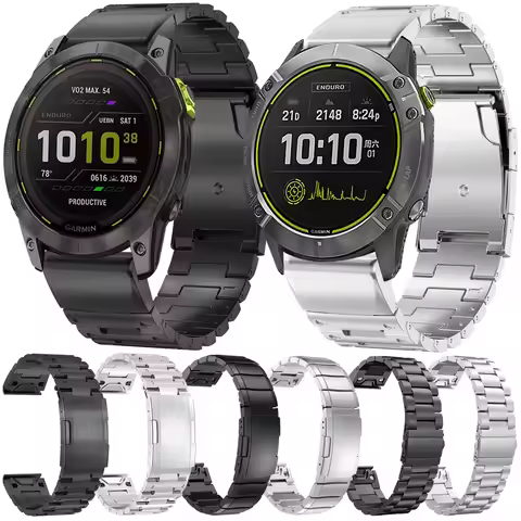 22mm 26mm Metal Band For Garmin Enduro 2/Epix Gen2/MARQ Bracelet for Garmin Descent Mk2i/Mk1/G1 Quic