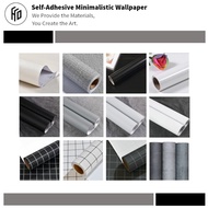 Modern Industrial Series Self-Adhesive Furniture / Plain Wallpaper