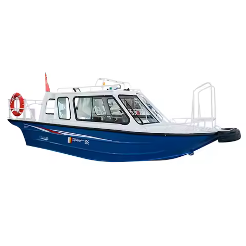The Newest Aluminum Speed Boat 5.5m Rescue Speed Boat 6 Passenger High Speed Boat Yacht Speedboat Hu