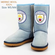 Genuine Merino Fleece Winter Boots 1 Manchester City TEAM KICKS S.W5/M4 Brand Second Hand