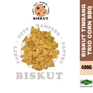 Biskut Timbang 400g/ Trio Corn/ Trio Corn Garlic/ Potato Kari/ Kentang Kari/ Ubi Tiub/ Chachos/ Corn