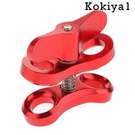 [HOT] CNC Aluminum Alloy Underwater Ball Clamp Mount Bracket for GoPro 6/5/4/3 Red