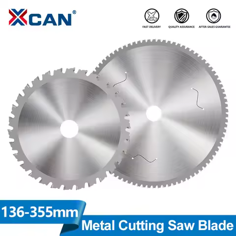 XCAN 1pc Metal Cutting Blade Disc 136/150/165/180/185/200/235/305/355mm Carbide Circular Saw Blade 3