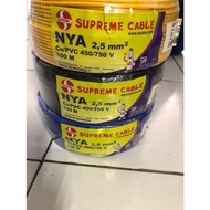 Supreme NYA 2.5mm @100 supreme NYA Cable 2.5mm 100meter Wire Cable
