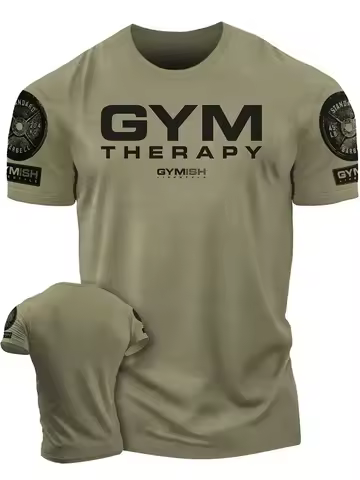 Men's 3D Printed T-Shirt for Fitness Outdoor Activities Fitness and Cycling 3D Quick-drying and Brea