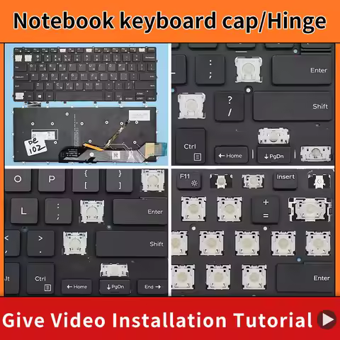 Replacement Keycap Key cap Hinge for Dell Vostro 14 5468 5471 Latitude 3379 3390 3490 P61F P69G Keyb