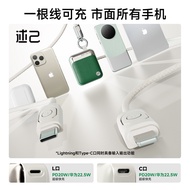 3C Certified Mini Own Cable Power Bank 1,000mAh Fast Charge Compact Portable Power Bank