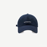 FaceLee Designer Simple Letter Embroidery Baseball Cap for Women, Face Slimming Duckbill Cap for Men