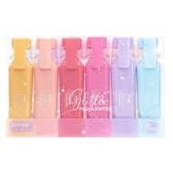 JOYKO HIGHLIGHTER GLITTER HL-86-6 SET - 100% ORIGINAL - BOOK SHOP RANUS NGAGEL Surabaya