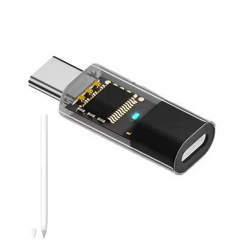 Stylus Pen Charge Adapter for Apple Pencil 1st Generation Bluetooth-Compatible Ligting To Type C Cha