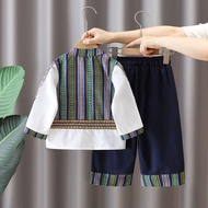 Chinese Hanfu Guangxizhuang - Kids' Ethnic Costume Set