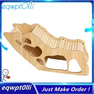 eQQWashable Hamster Hidden Wooden Hamster House Small Pet Castle with Rock Climb Ladder Dwarf Mouse 