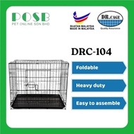 DR. CAGE DRC-104 1 Door Pet Cages Wrought Iron with Powder Coating / Dog Cage / Sangkar Anjing