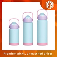 MODOFO 18oz Tumbler Kids With Straw Botol Air Tahan Sejuk Aquaflask Portable Thermos Free Bpa Water 