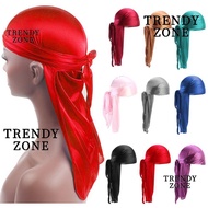 TRENDYZONE Silk Durag Fashion Headwrap Pre-Tied Adjustable Elastic Pirate Hat