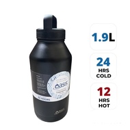 Oasis Stainless Steel Insulated Titan Water Bottle 1.9L BLACK