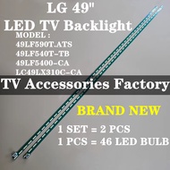 LG 49" 49LF590T.ATS 49LF540T 49LF540T-TB 49LF5400-CA LC49LX310C-CA LED TV BACKLIGHT LED TV LAMP BAR 49LF540 49LF590
