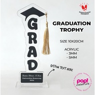 Grad Trophy Acrylic Graduation Custom Graduation Trophy