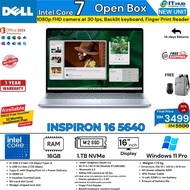 New Unit Box Pack, Dell Inspiron 14,13,12th Gen, intel Core 7, Intel Core i7, Windows 11, 16"in GPU 