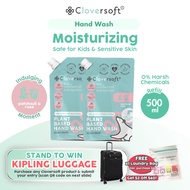 [Bundle of 2] Cloversoft Plant-Based 99.99% Antibacterial Hand Wash Refill, Patchouli & Rose (500ml)