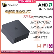Beelink EQR6 MINI PC AMD R7-7735HS DDR5 4800MHz PCIe 4.0 M.2 SSD Windows 11 WIFI6 BT5.2 Gamer Deskto