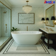 ZENTIRO Bathtub Freestanding Bossini | Bathtub Standing Marble