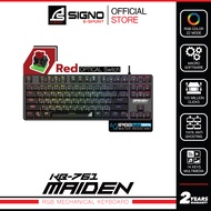 SIGNO E-Sport TKL RGB Mechanical Gaming Keyboard MAIDEN รุ่น KB-761 (คีย์บอร์ด เกมมิ่ง)