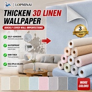 3D Wallpaper Wallpaper Linen bedroom wallpaper home wallpaper wallpaper foam for Bedroom Decor Livin