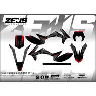 Decal Sticker - Decal Sticker cross x 150-200 gt Zeus SC 16