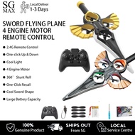 RC Remote Control Flying Sword Toy Yujian Jian Drone Aircraft Foam Toys Light One-click Recall Toys 