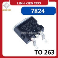 [COMBO OF 2] Genuine 7824 24V SMD voltage regulator IC