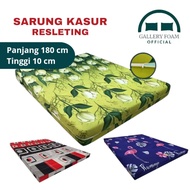 Zippered Foam Mattress Cover 180cm Length 10cm Height